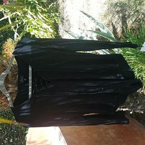 Lace-up Ribbed Long Sleeved Bodysuit